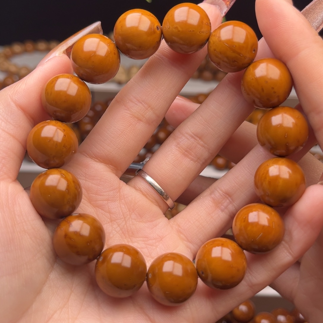 ·***紫金鼠手串15光珠