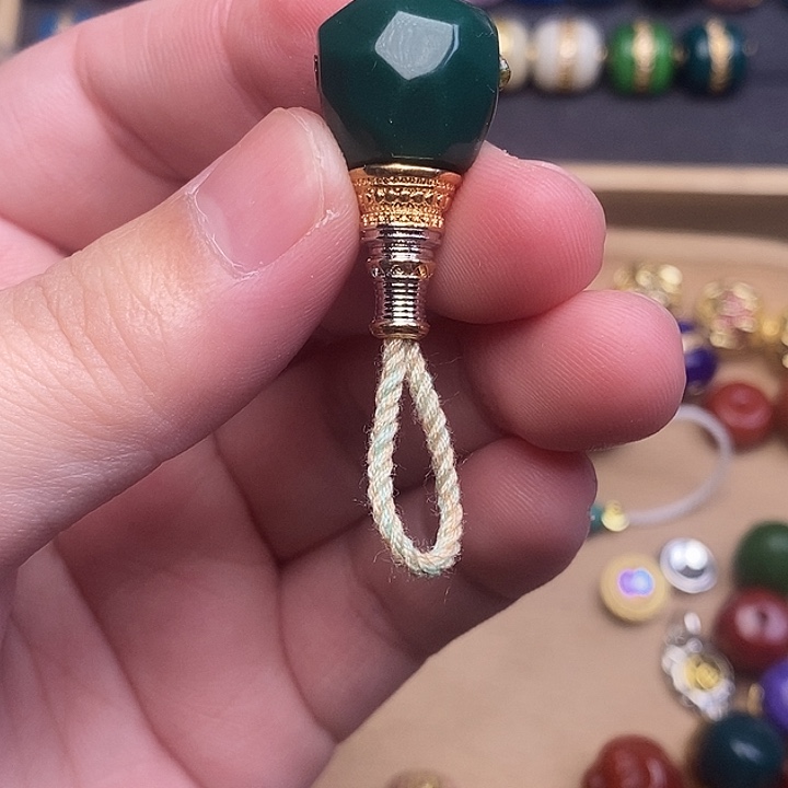 颈饰玻璃三通卡1.4mm单个发