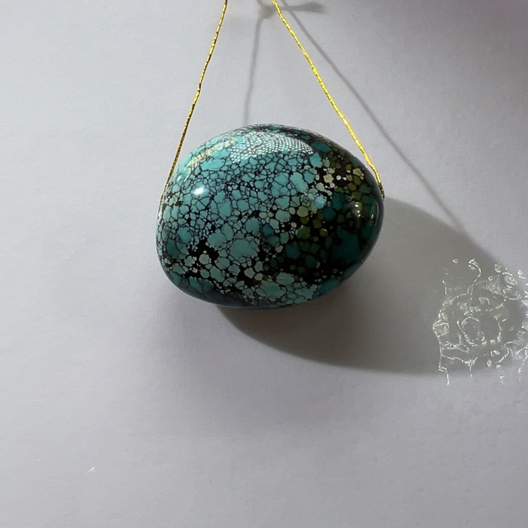 绿松石未镶嵌挂件