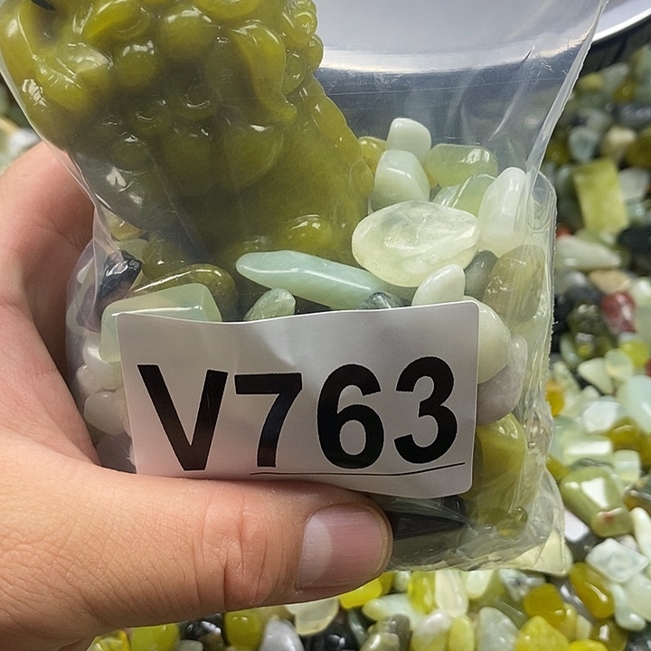 蛇纹石玉未镶嵌鱼缸石