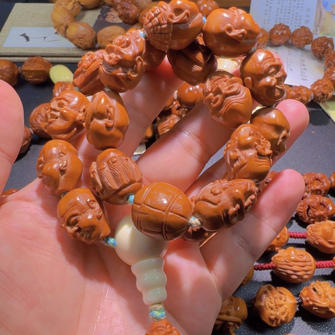 橄榄核手串/手链老货殷派