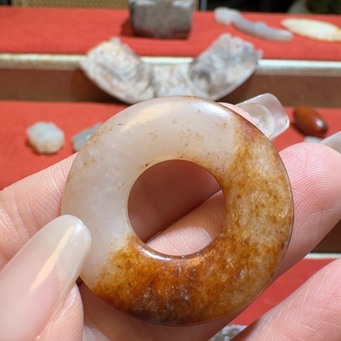 和田玉（糖玉）挂件未镶嵌