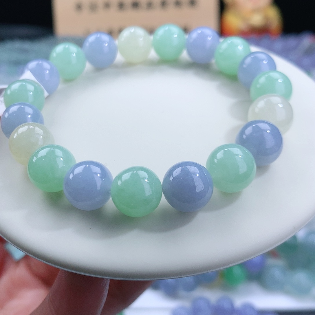 翡翠手链未镶嵌卡10