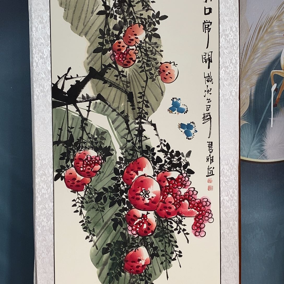 国画带框尺寸62✖️122厘米