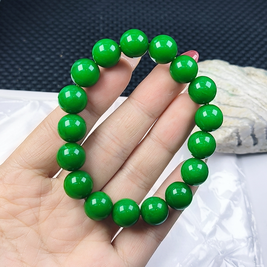 （聚宝严选）A317辣阳系绿手串12妈妈款精致精美百搭时尚