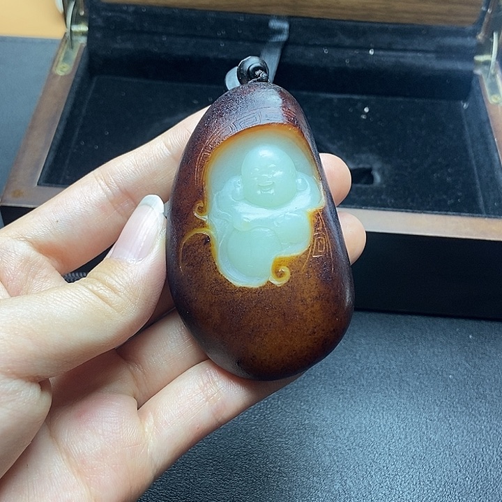 和田玉未镶嵌挂件N