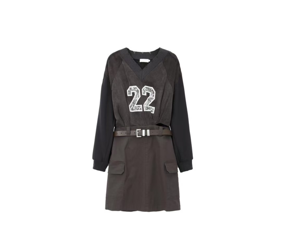 REVAN2025春款连衣裙休闲女款