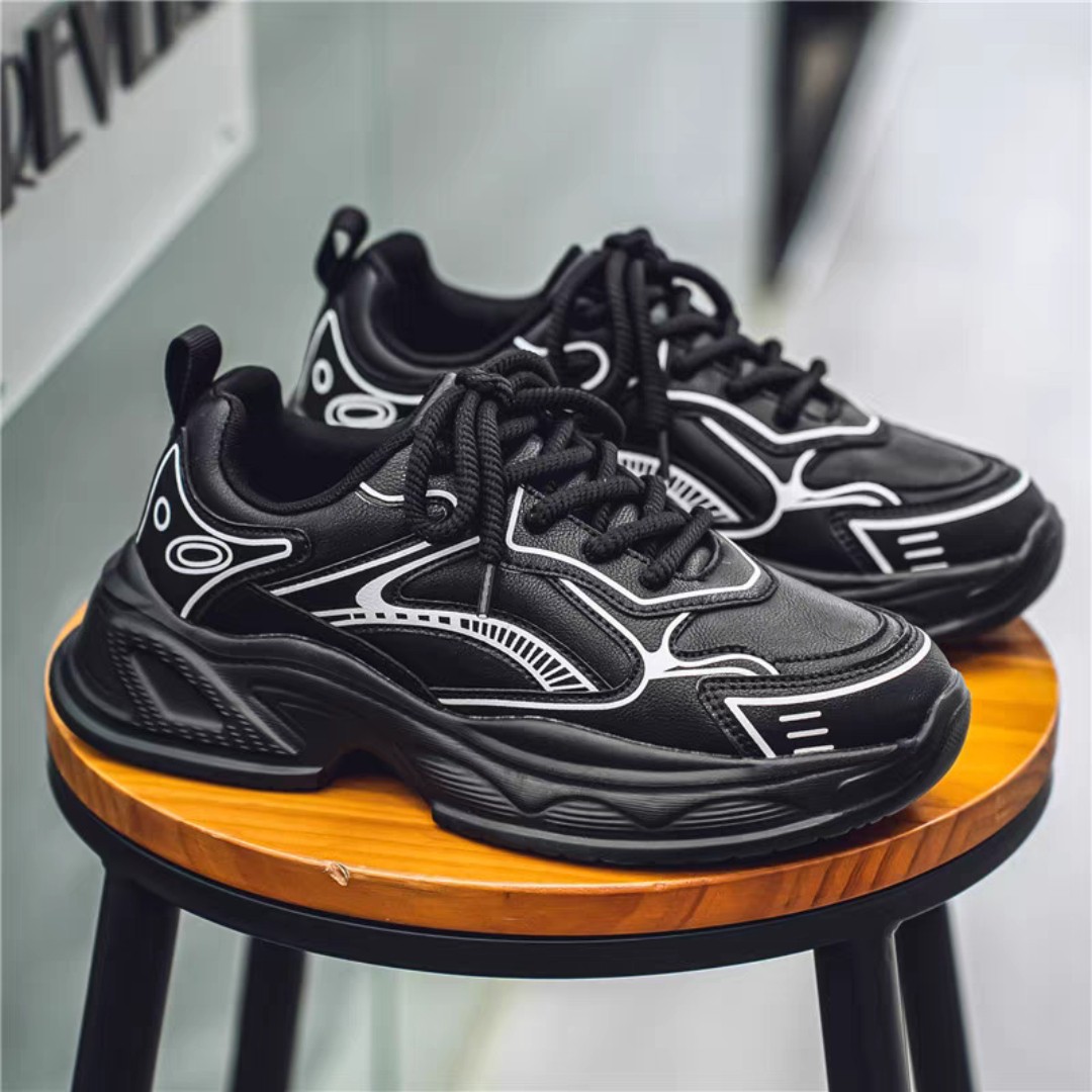 情侣新款时尚休闲鞋增高厚底老爹鞋小众百搭潮流透气耐磨鞋子CC28