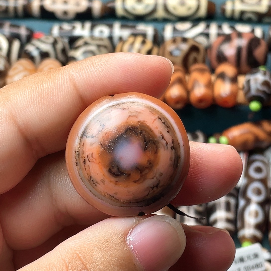 玛瑙/玉髓未镶嵌颈饰小卢板眼