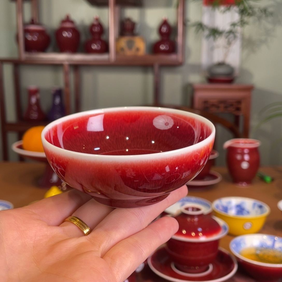 清欢雅玩原矿郎红福利普洱杯