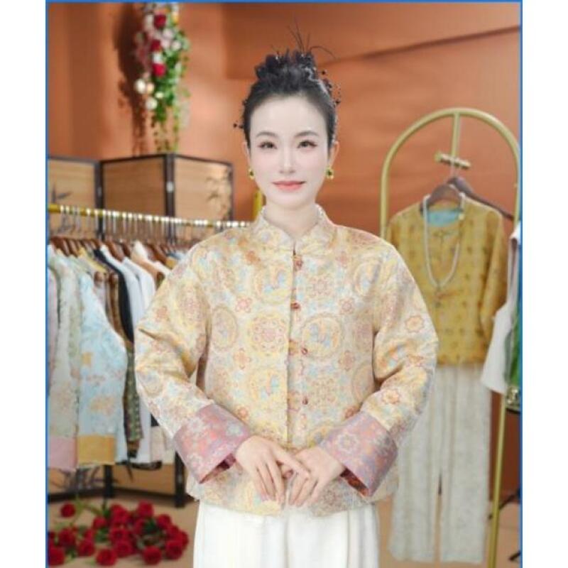 【福源-外套】2025新中式国风盘扣外套