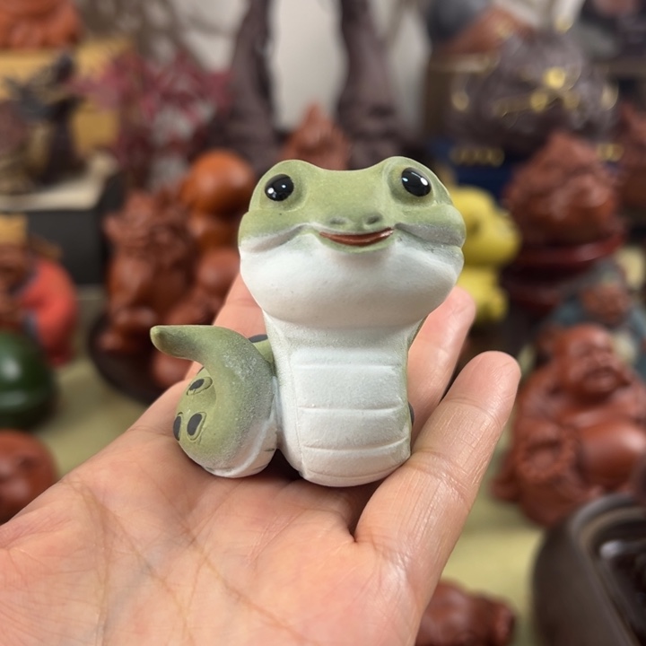 紫砂茶宠紫砂青蛇