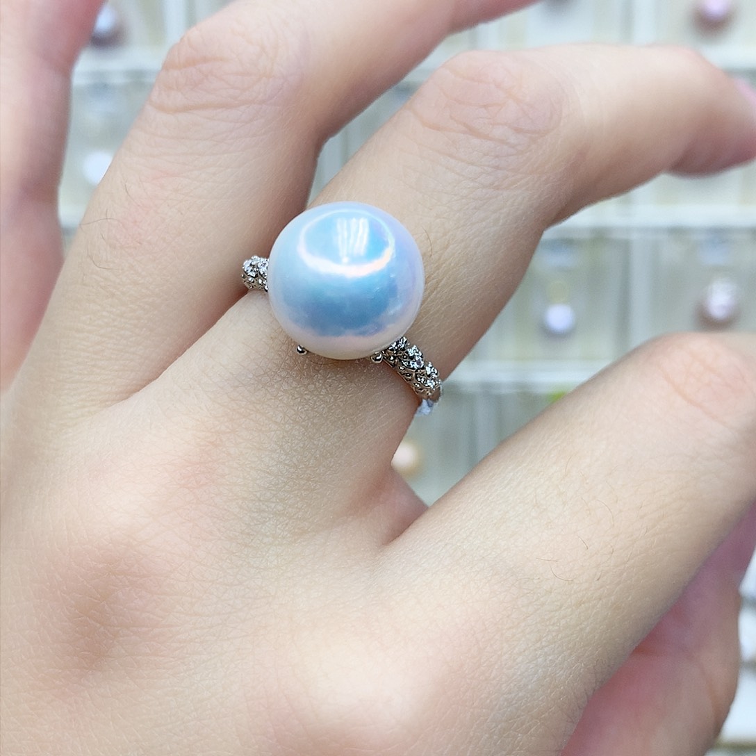 淡水珍珠颈饰合金