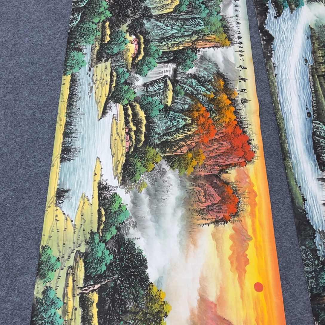 国画宣纸手绘，手工作品
