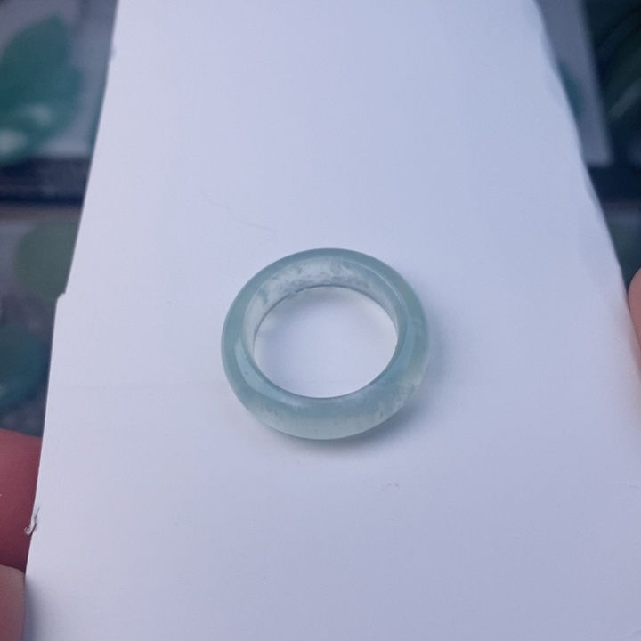 蛇纹石玉戒指未镶嵌