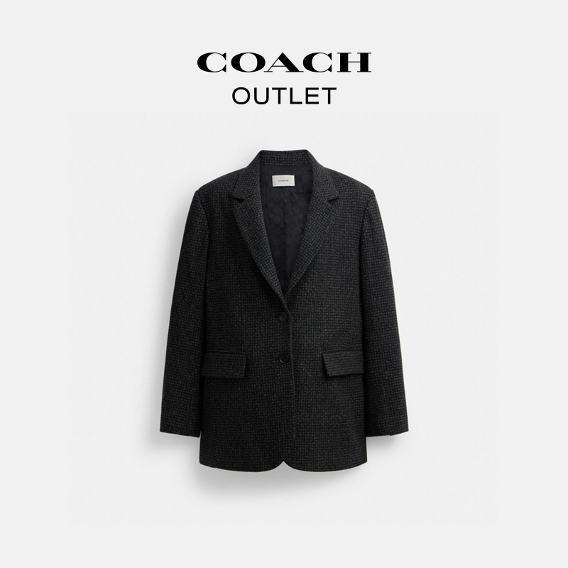 COACH/蔻驰奥莱 羊毛西装夹克