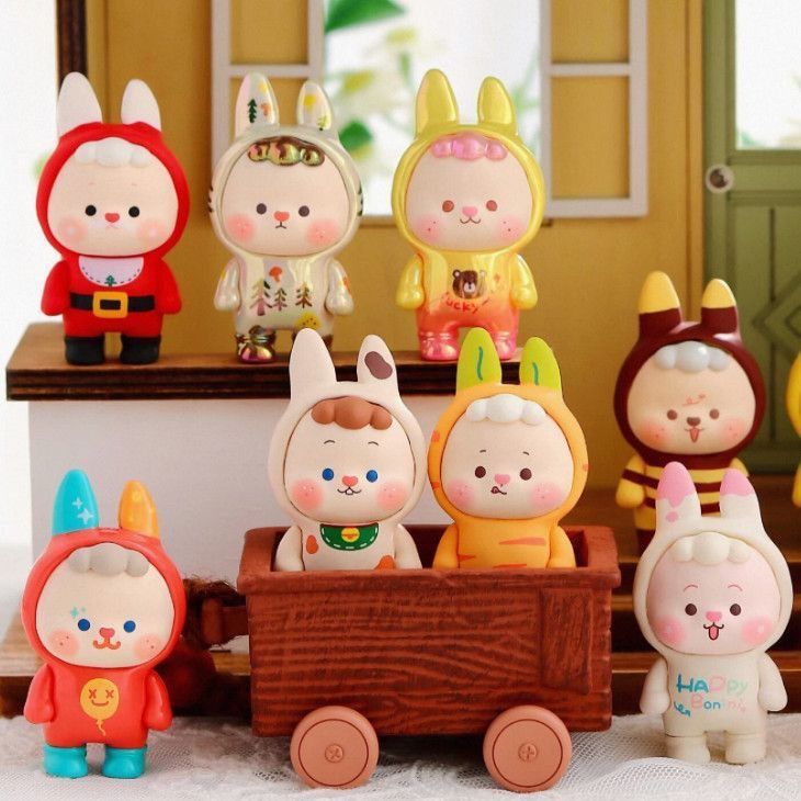 【拆盒】不二Bonini出发系列迷你潮玩盲盒手办（尾编加加）