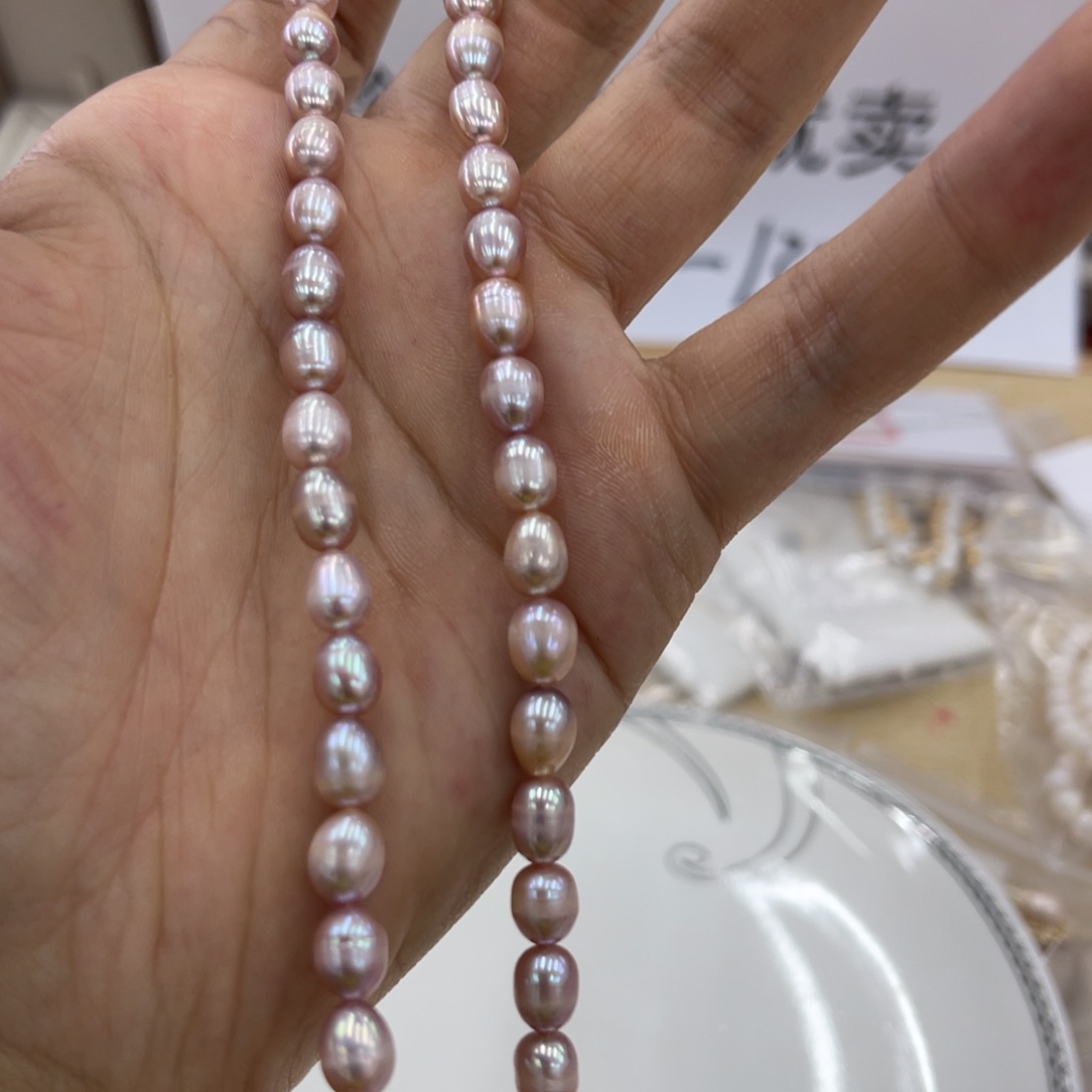 淡水珍珠合金颈饰8222