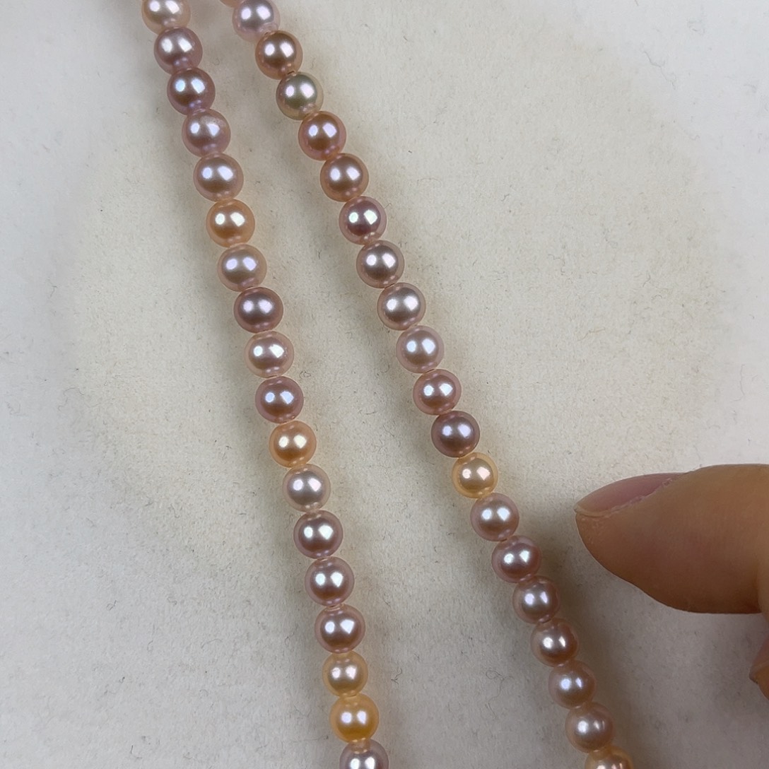 银S925镶嵌颈饰淡水珍珠