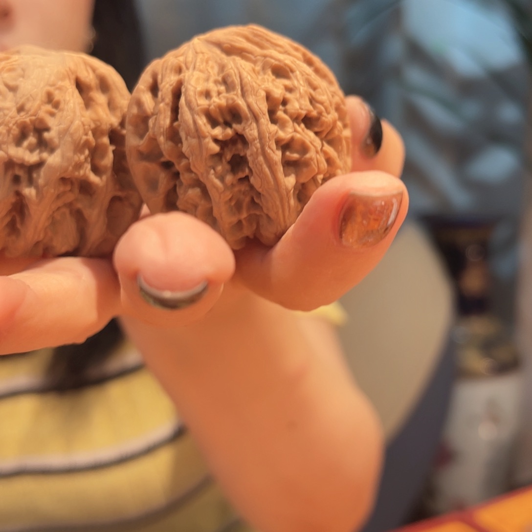 文玩核桃把件粗筋