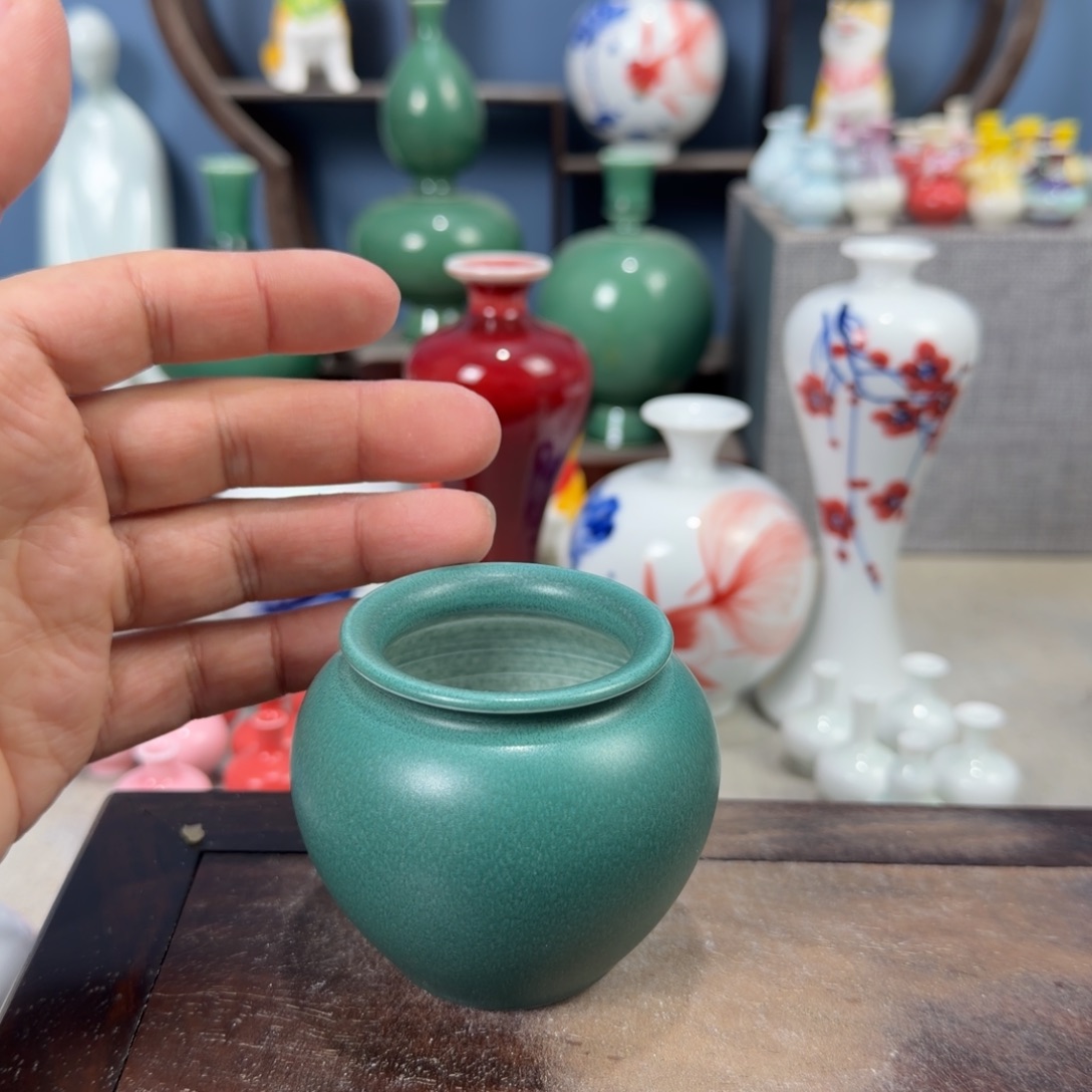 陶瓷手工小花器摆件