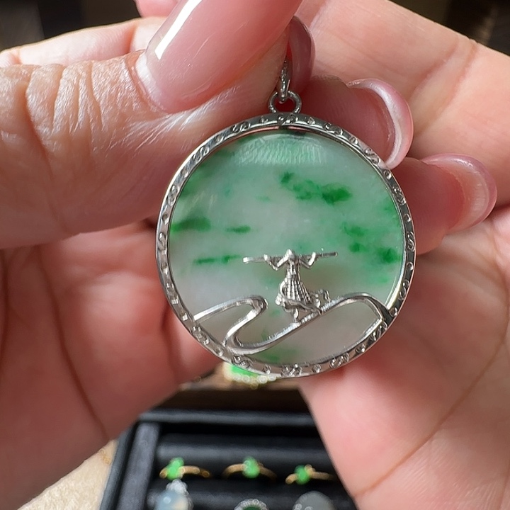 翡翠未镶嵌手镯翡翠460