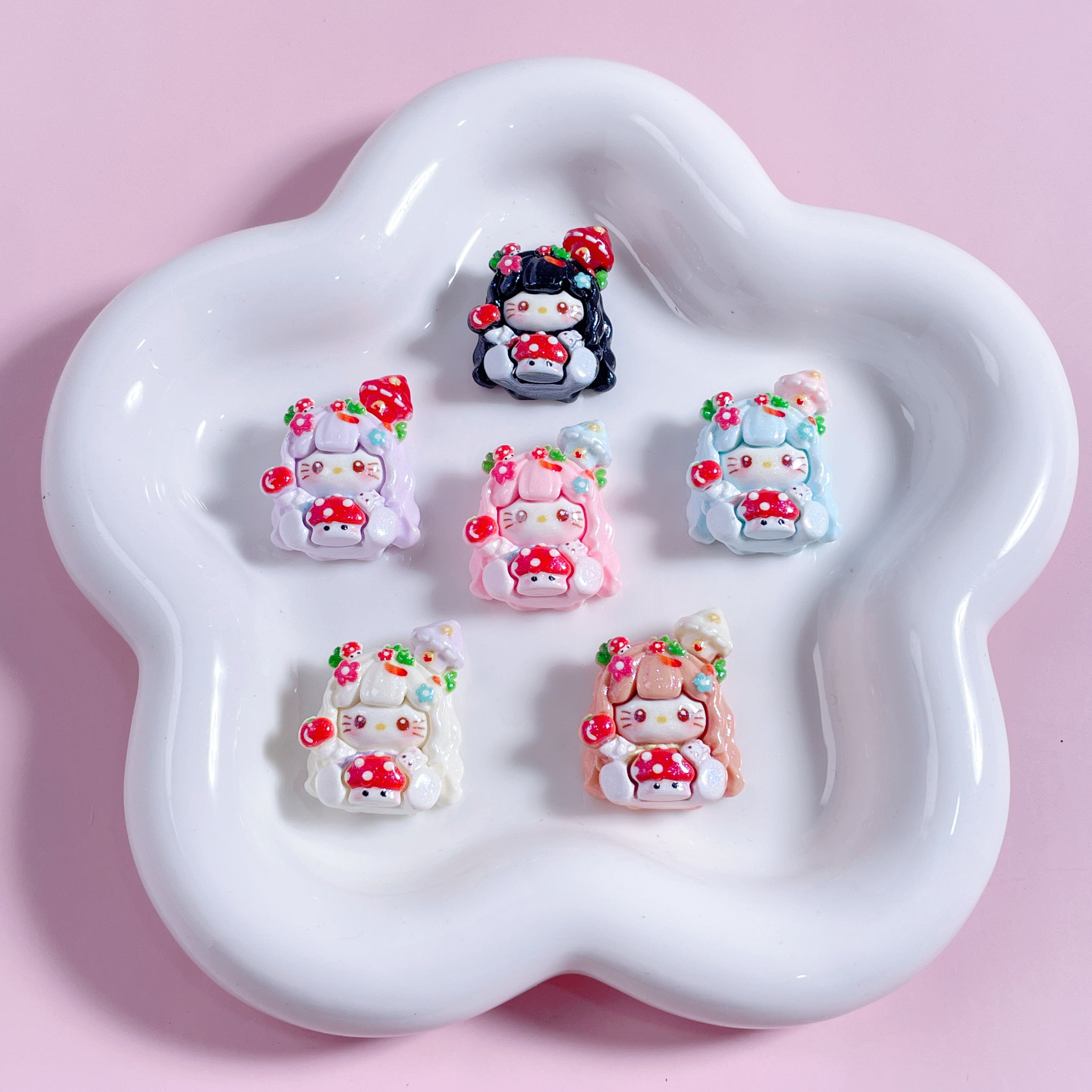 IP系列卡通配件DIY小抓夹甜美圣诞学生手工发卡发夹ins发绳发圈