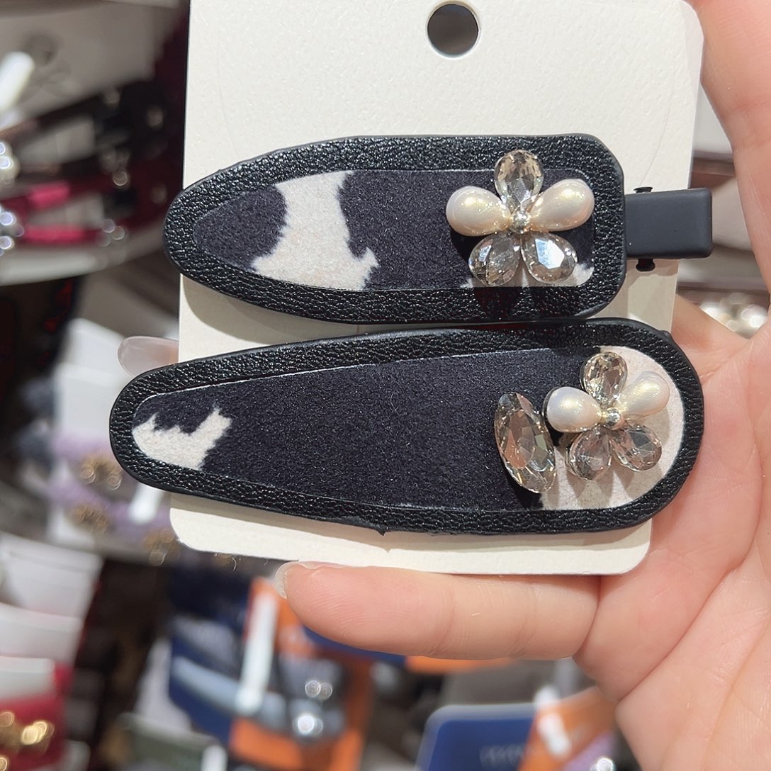 非金属黑色牛奶纹对夹