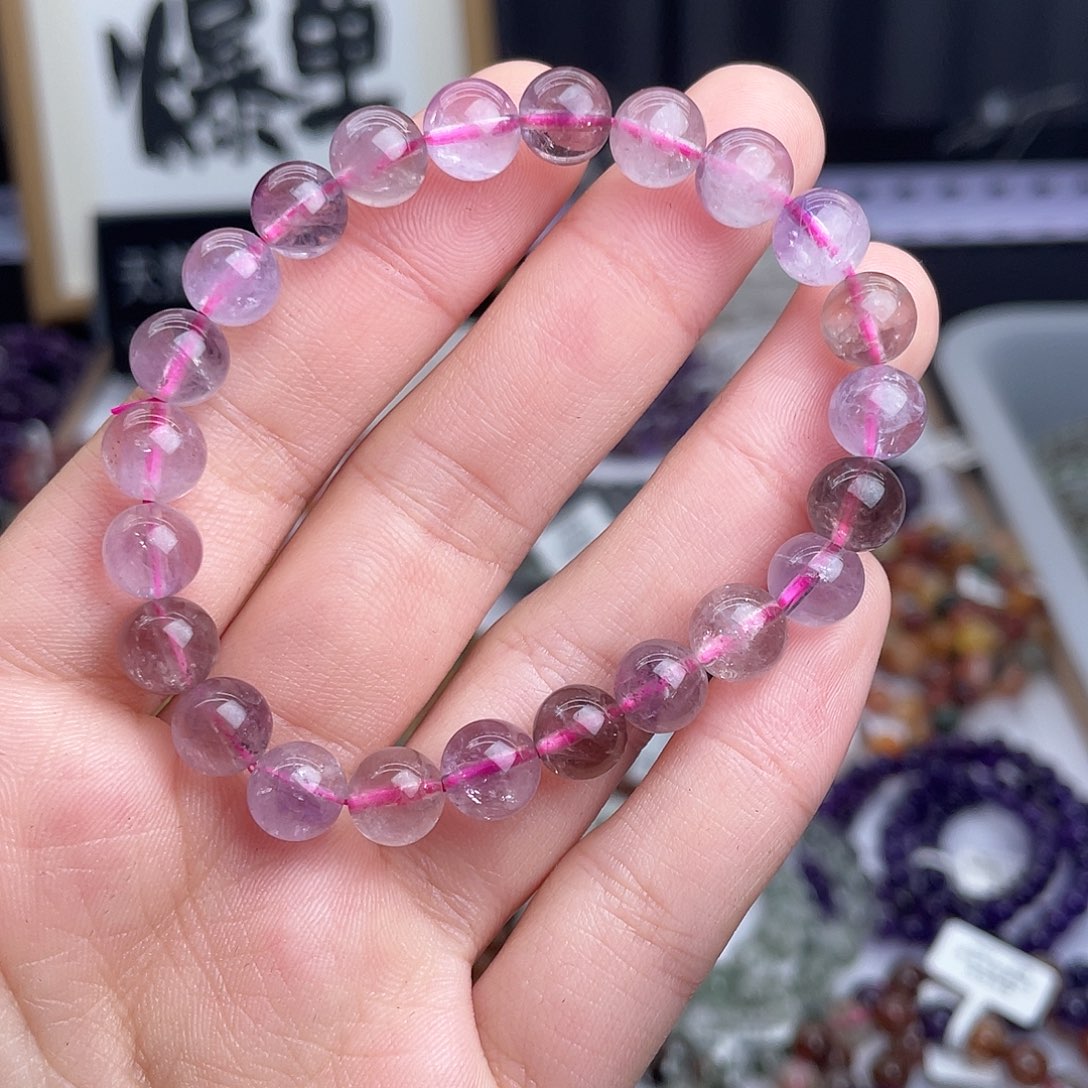 水晶手串未镶嵌天然