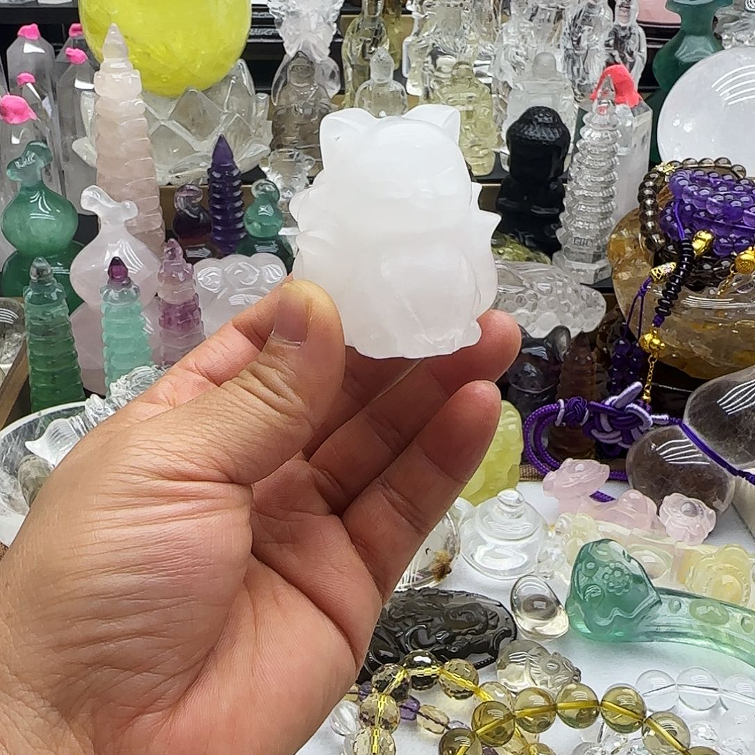 车挂水晶未镶嵌摆件