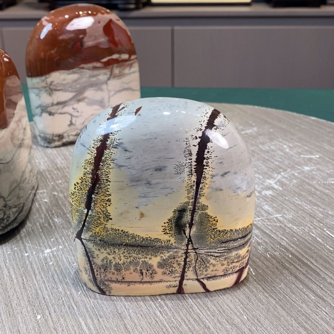 石材广西国画石草花石