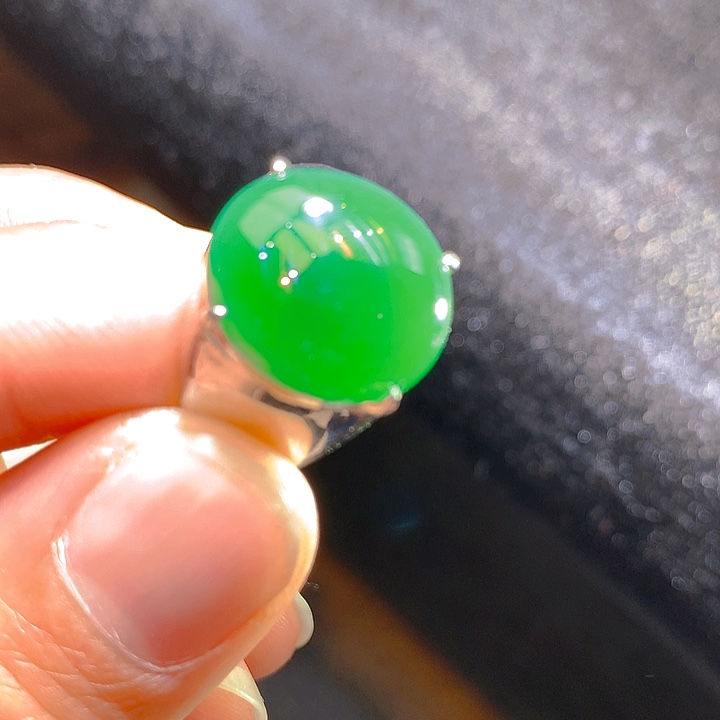 【闪购商品】翡翠颈饰银S925镶嵌翡翠