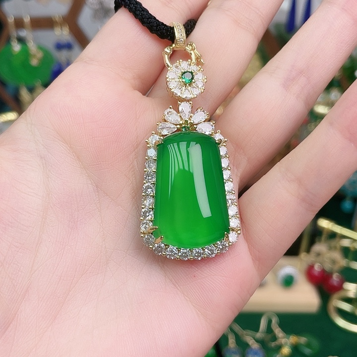 紫***晶玛瑙/玉髓耳钉合金