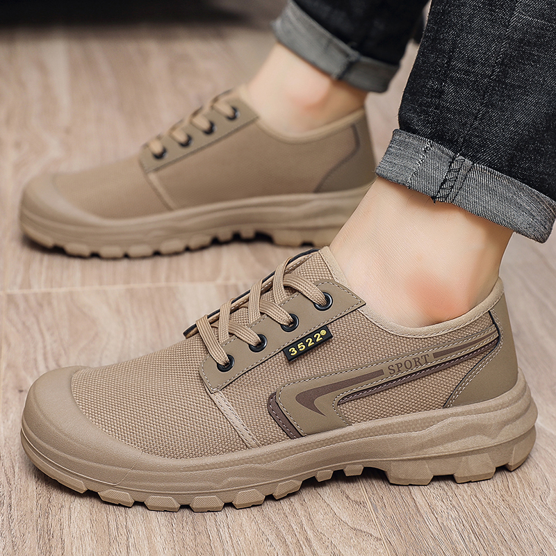 3522秋季新款正品解放鞋 低帮防滑耐磨透气 轻便户外微防水马丁靴