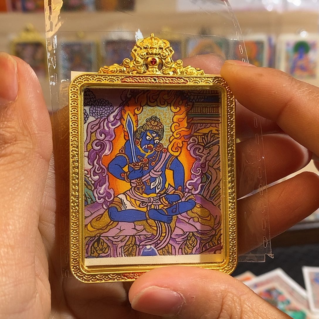 军***@吊坠纯手绘唐卡不动