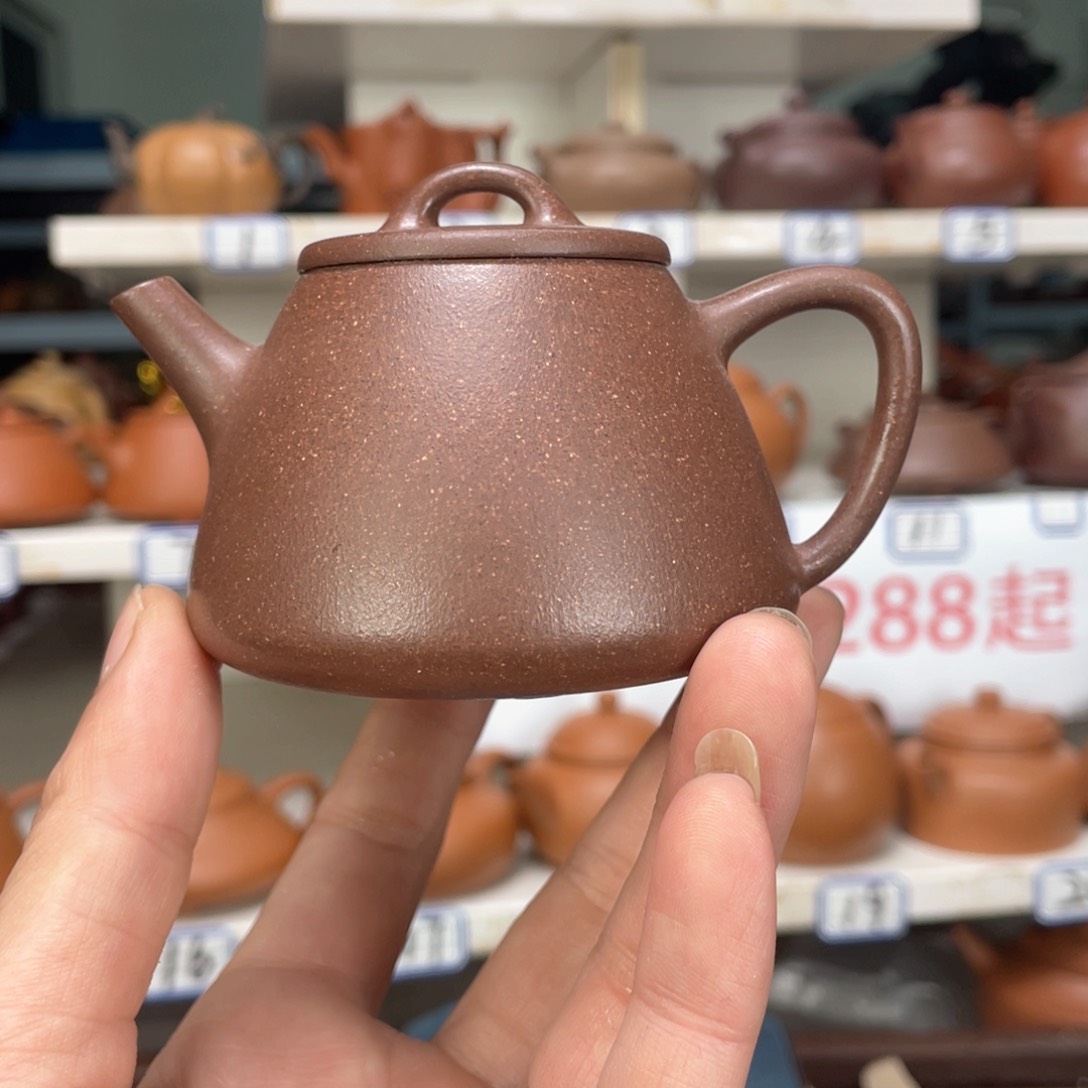 紫砂茶壶紫降全手工140毫升