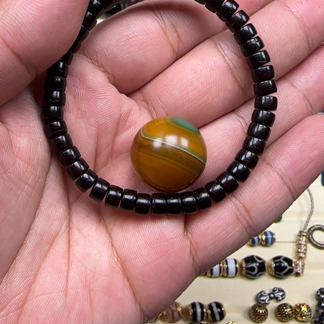 椰蒂吊坠鲲*椰蒂原生态手串配珠