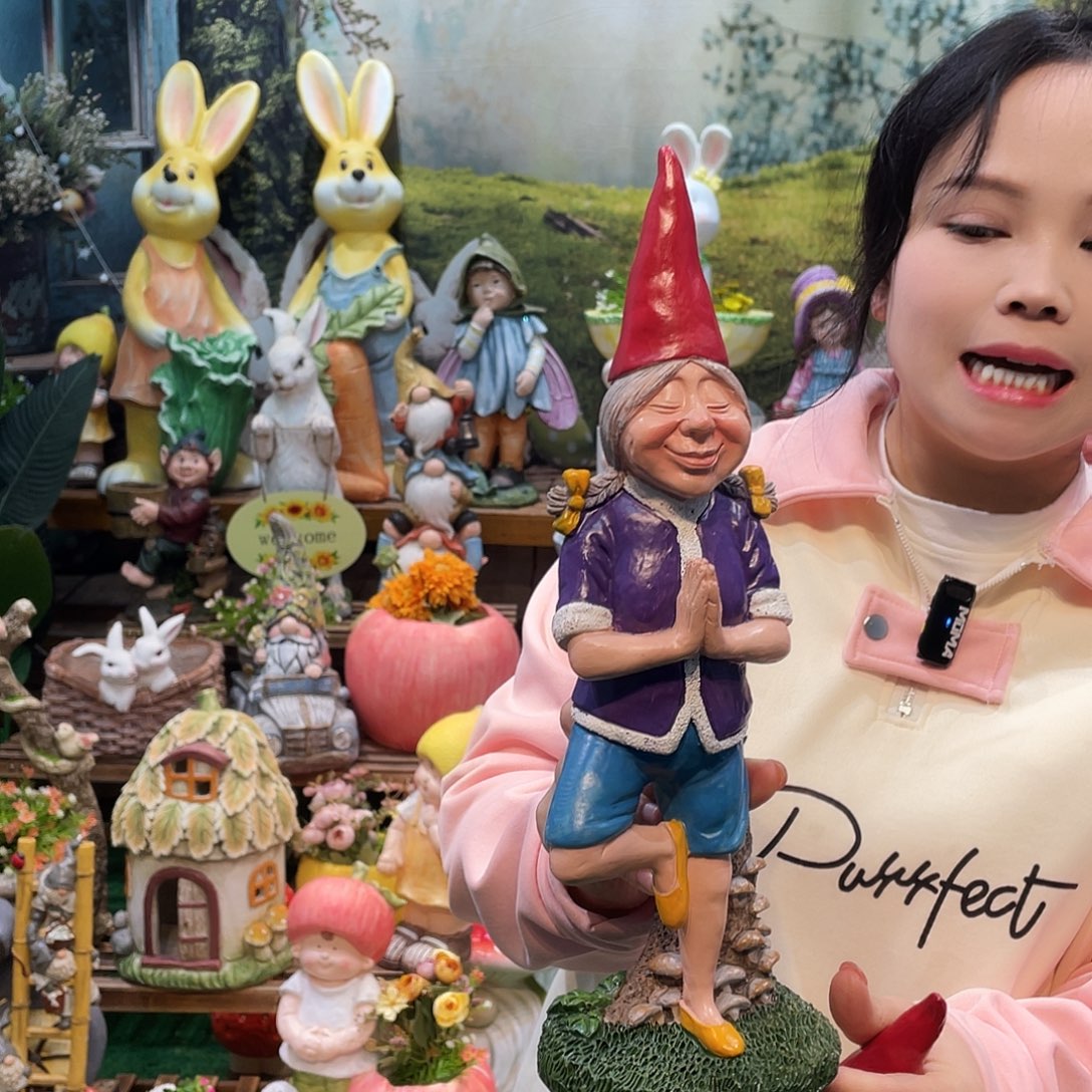 摆件花园摆件红红火火