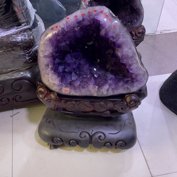 紫晶全抛光未镶嵌