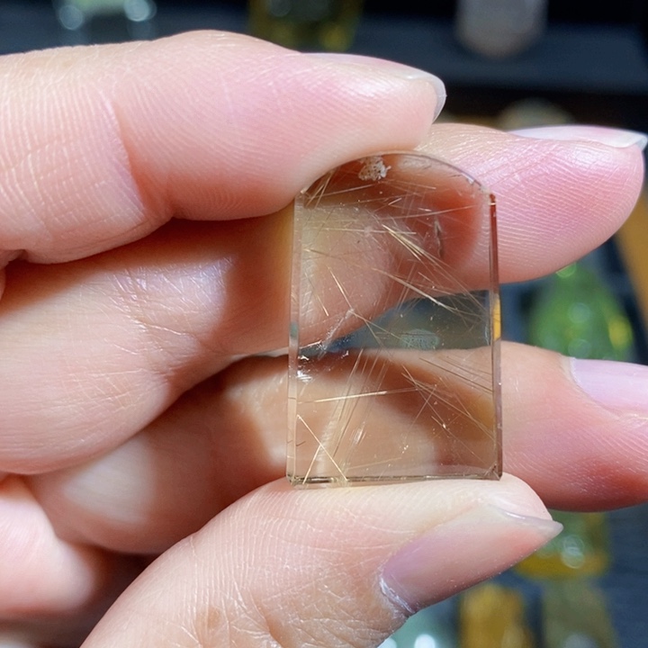 发晶颈饰未镶嵌吊坠