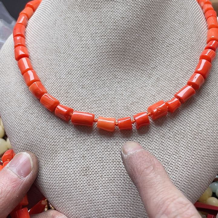 玛瑙/玉髓珠宝半成品未镶嵌一条三姑娘项链