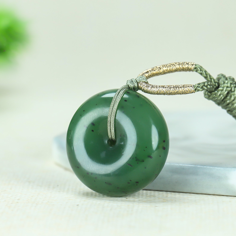 和田玉碧玉平安扣（拍一发一，多样性发货！）