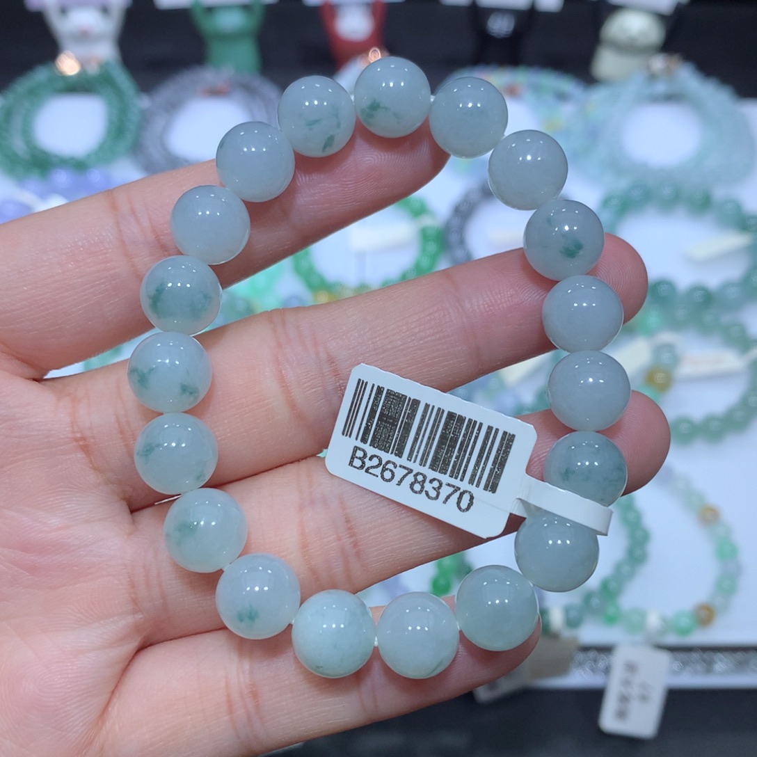 翡翠未镶嵌手串天然