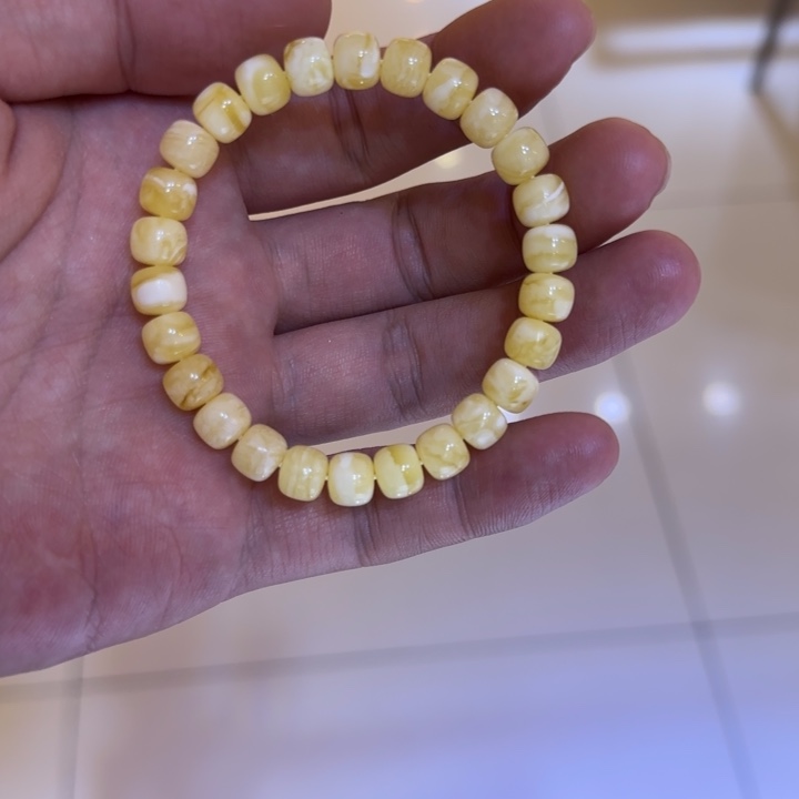 手链琥珀未镶嵌蜜蜡