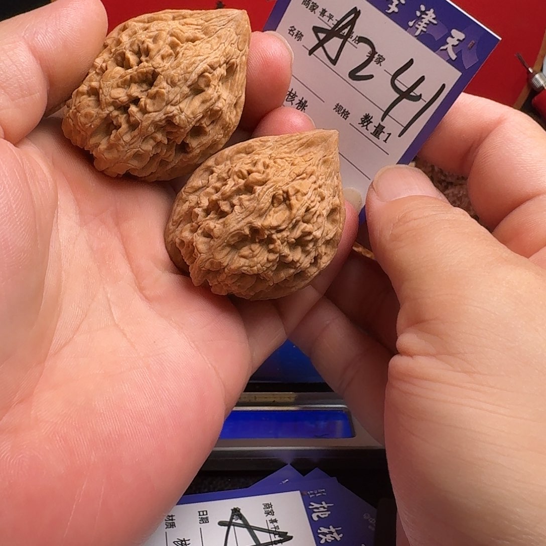 文玩核桃把件39大沽石