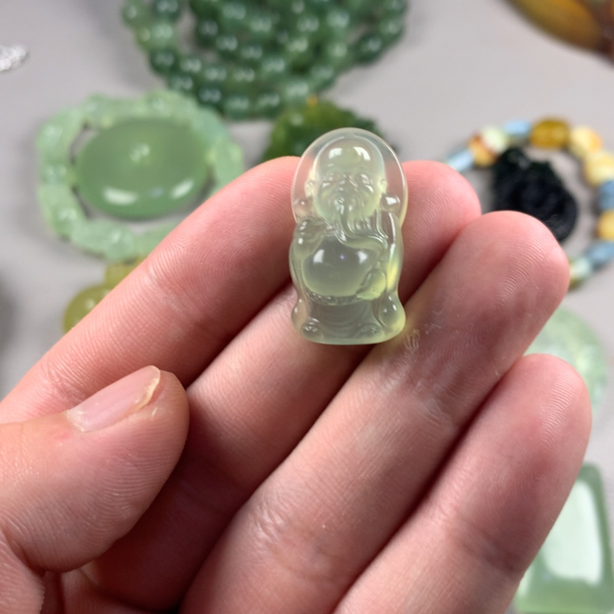 【闪购商品】蛇纹石玉未镶嵌岫玉