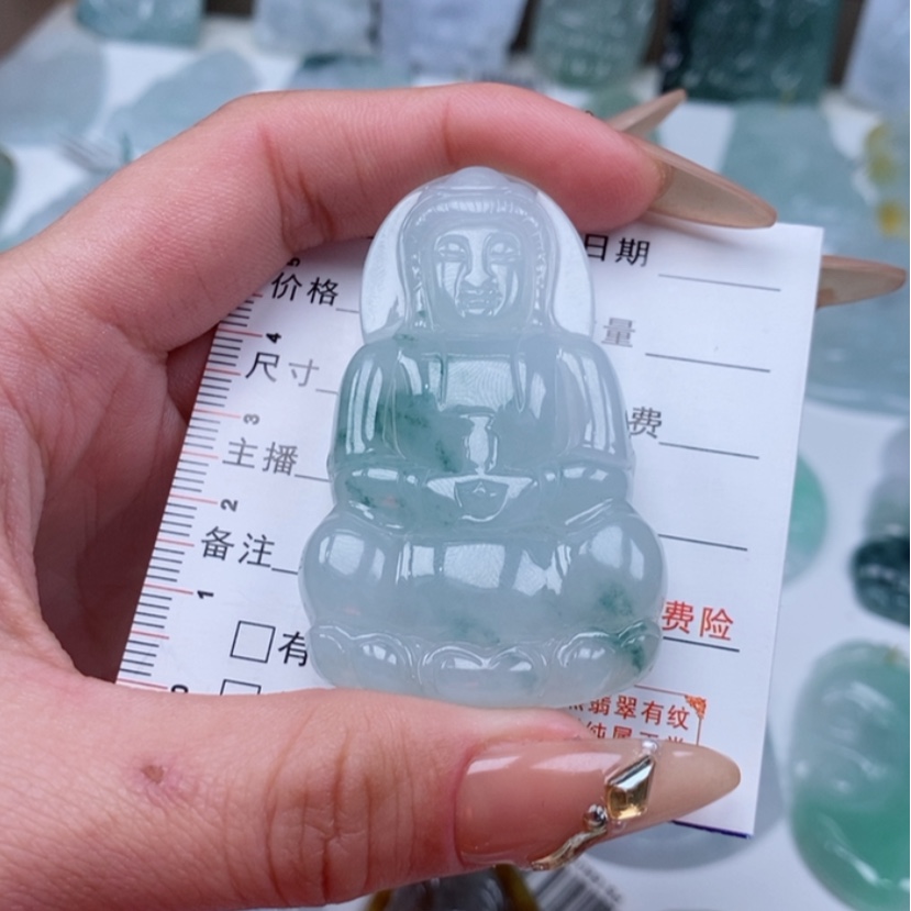 【闪购商品】翡翠吊坠(不含链)未镶嵌一***?