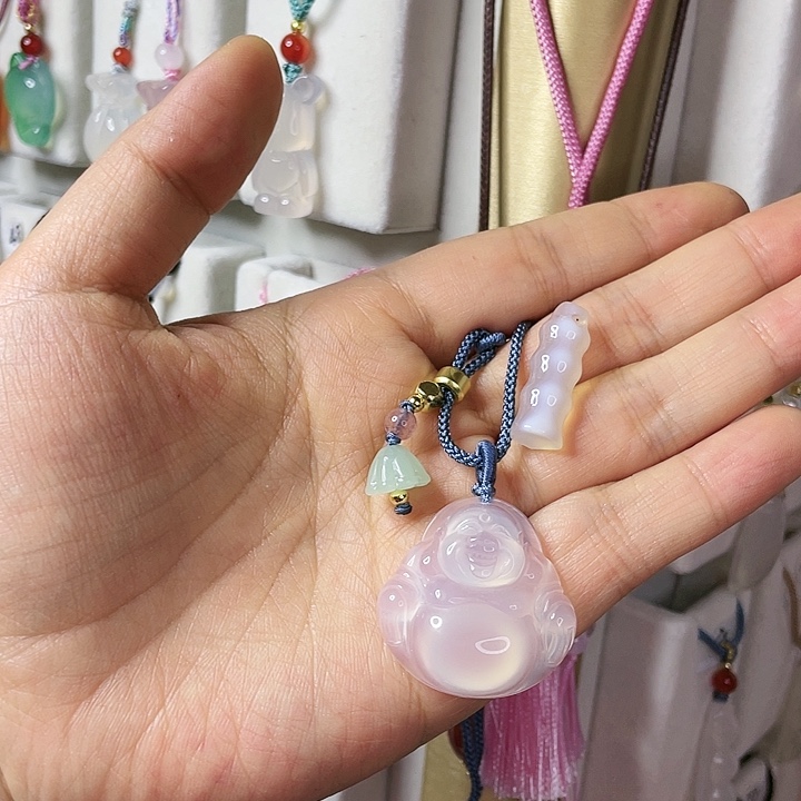 玛瑙/玉髓颈饰合金晚***-