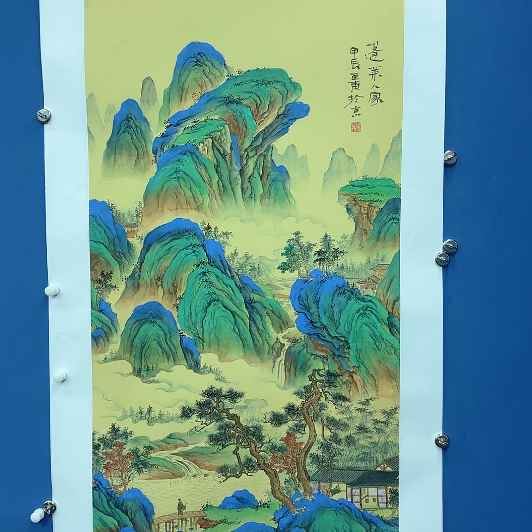 国画多次参加国内外书画