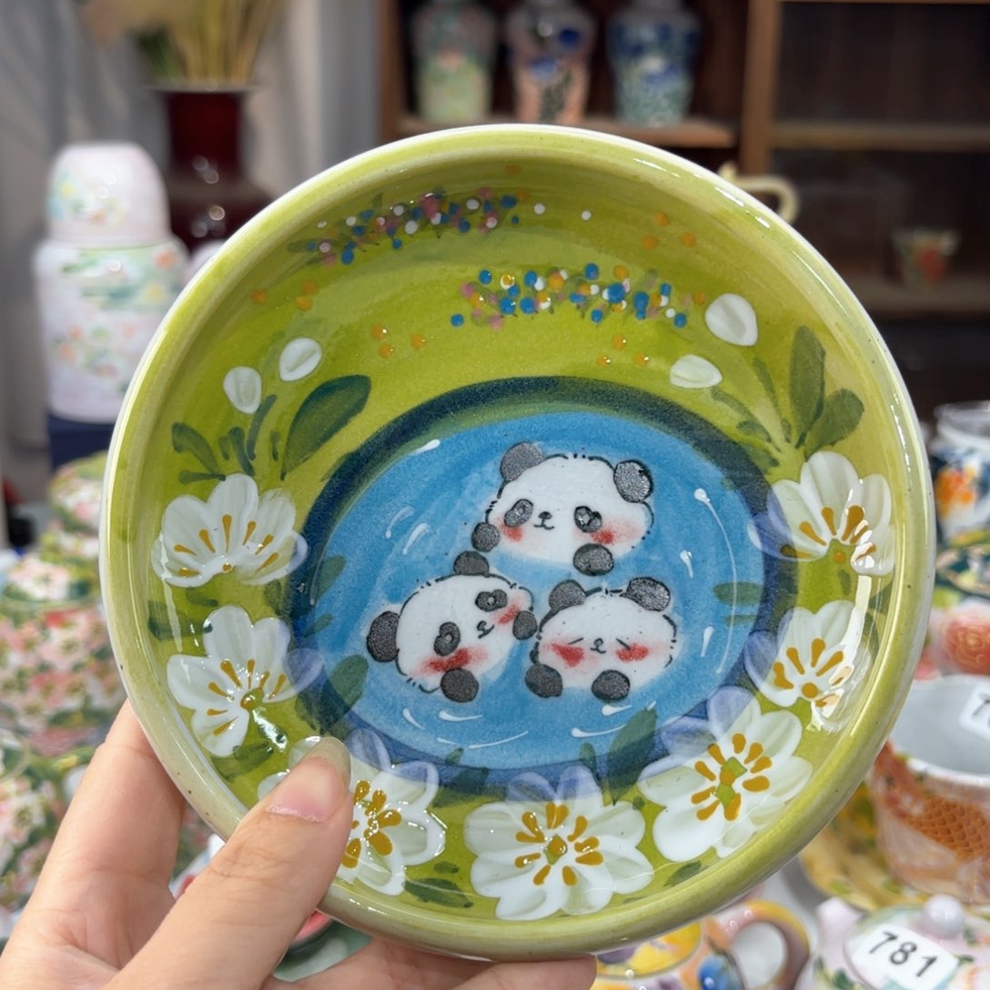 景德镇手绘高温釉下彩陶瓷茶具